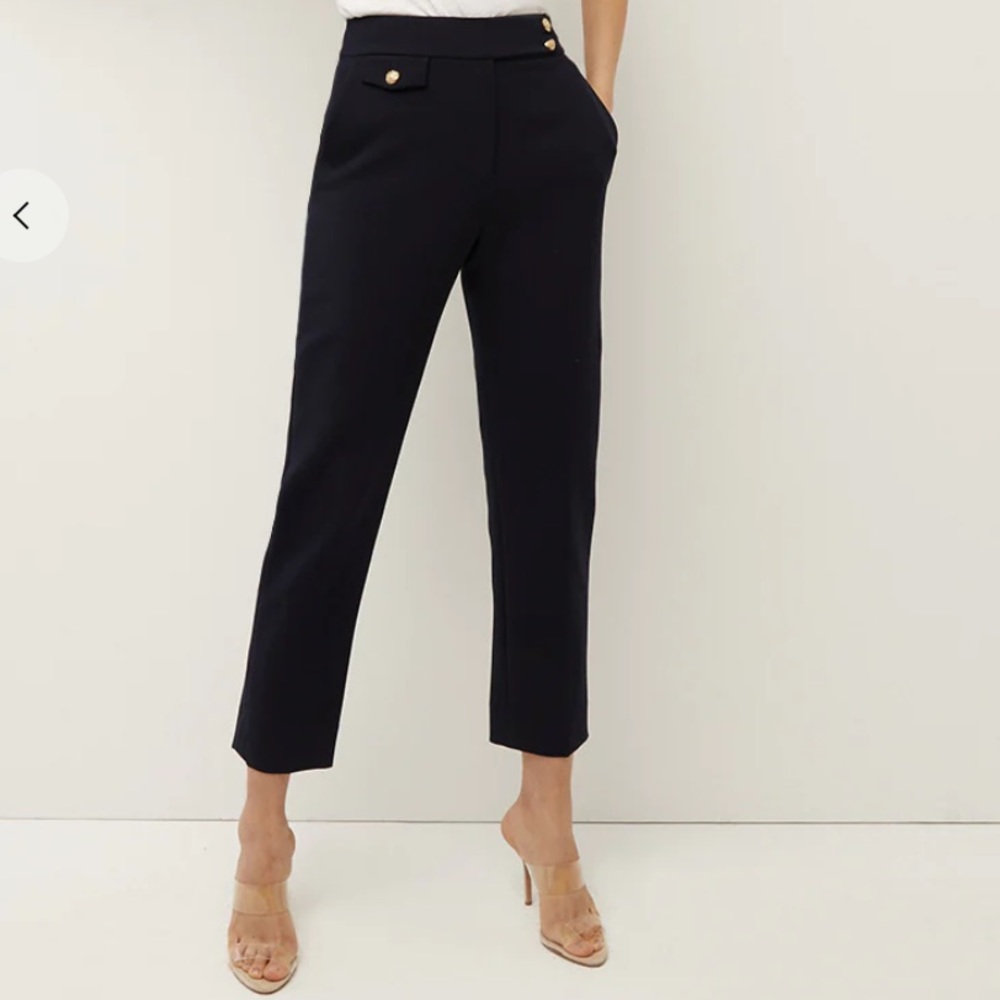Veronica Beard Black Ankle Pants